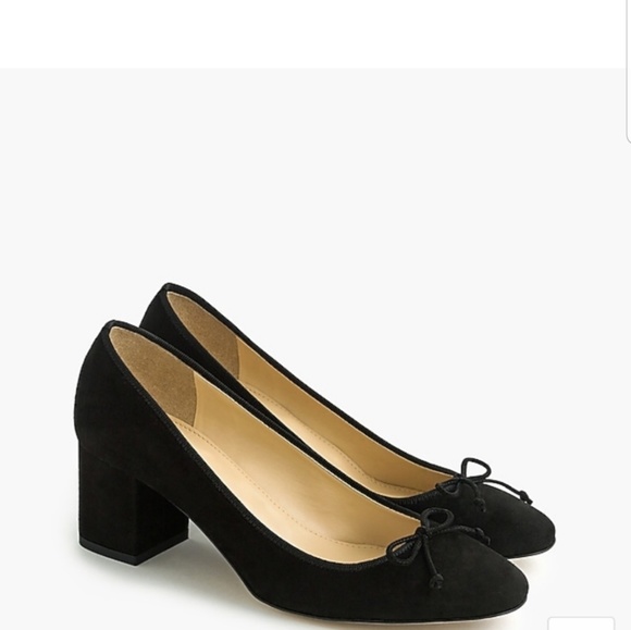 J. Crew Shoes - 💙 J. Crew black suede pumps